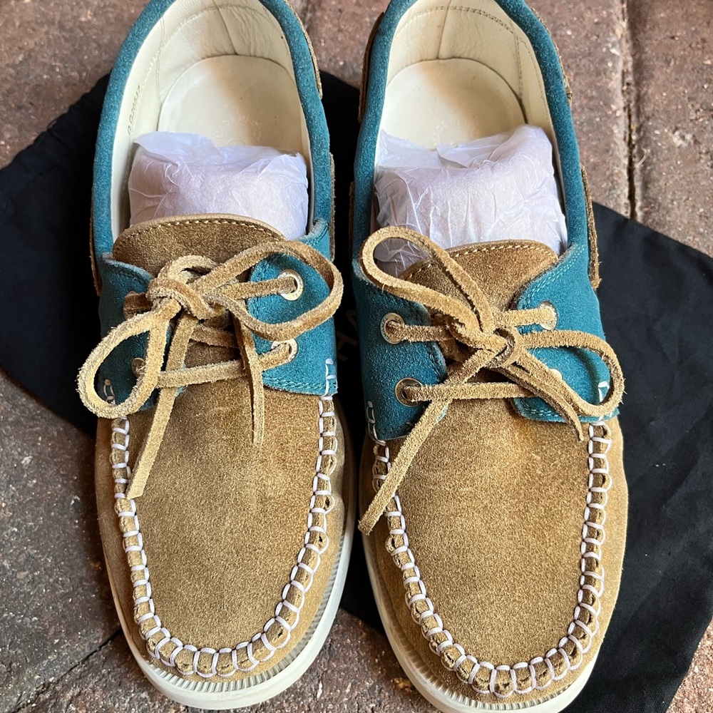 Chanel Loafers suede two tone size 7.5 - Picture 2 of 7